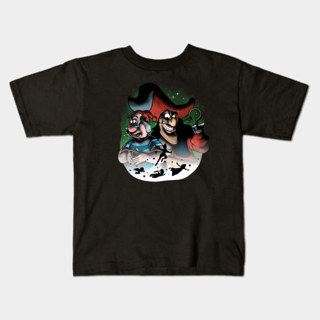 Pirate villain Kids T-Shirt by Cromanart